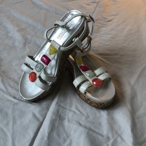 Kenneth cole Wedges with Gems